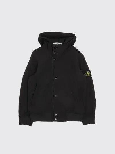 Stone Island Junior Jacket Kids Color Black