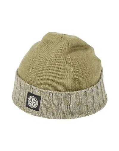 Stone Island Babies'  Junior Toddler Boy Hat Sage Green Size 6 Wool, Viscose, Polyamide, Cashmere