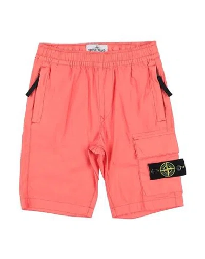 Stone Island Babies'  Junior Toddler Boy Shorts & Bermuda Shorts Salmon Pink Size 4 Cotton, Polyester