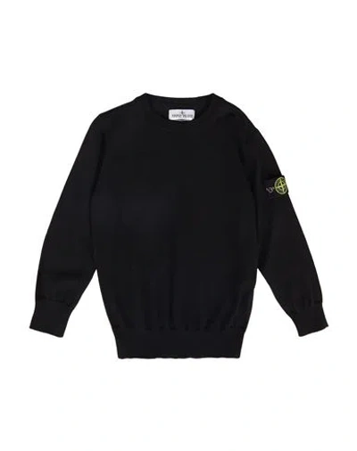 Stone Island Babies'  Junior Toddler Boy Sweater Black Size 6 Virgin Wool
