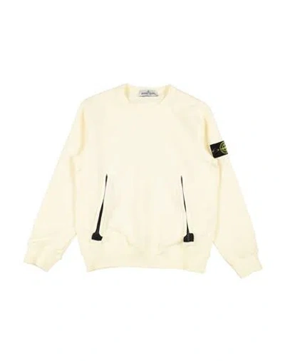 Stone Island Babies'  Junior Toddler Boy Sweatshirt Pastel Yellow Size 6 Cotton, Elastane