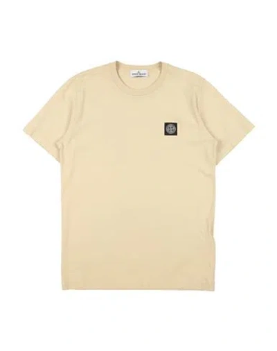 Stone Island Babies'  Junior Toddler Boy T-shirt Cream Size 4 Cotton In White