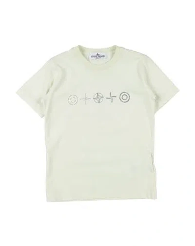 Stone Island Babies'  Junior Toddler Boy T-shirt Light Green Size 6 Cotton In Blue