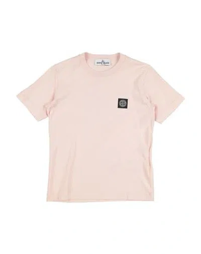 Stone Island Babies'  Junior Toddler Boy T-shirt Pink Size 4 Cotton