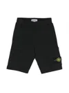 Stone Island Compass-badge Cargo Shorts In Black