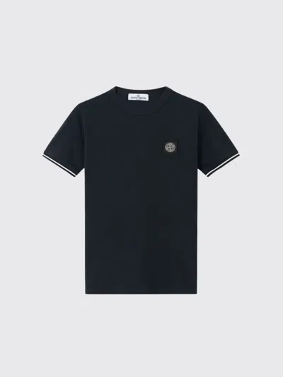 Stone Island Junior T-shirt Kids In Blue