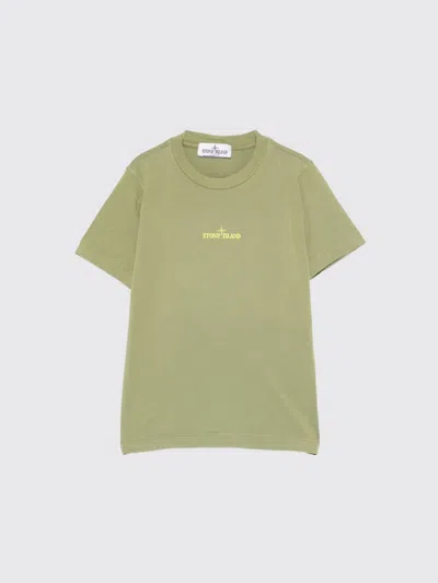 Stone Island Junior T-shirt Kids Color Green