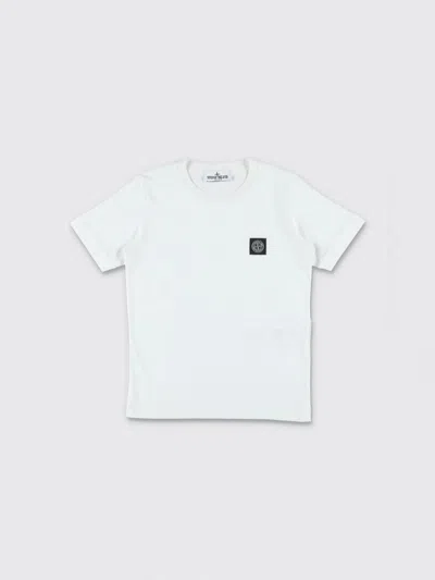 Stone Island Junior T-shirt Kids In White