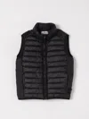 Stone Island Compass-motif Gilet In Black
