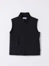 Stone Island Waistcoat  Junior Kids Color Black In Black