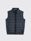 Stone Island Compass-badge Down Gilet In Navy