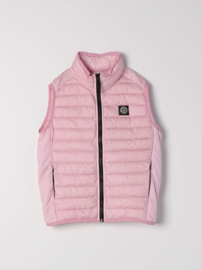 Stone Island Junior Kids' 马甲  儿童 颜色 粉色 In Pink