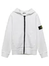 Stone Island Felpa In White
