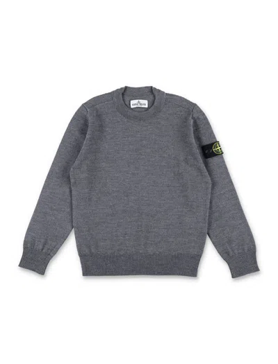Stone Island Kids Sweaters Grey In Grau