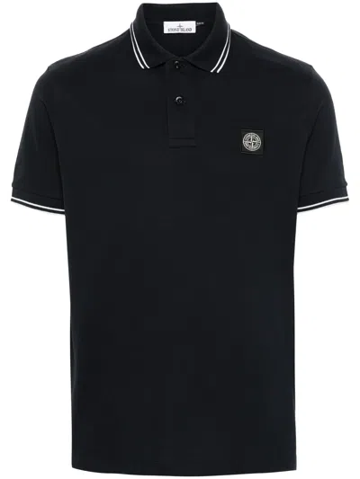 STONE ISLAND POLO SLIM FIT SHORT SLEEVES,K1S1522002SC.S0018 V0020 NAVY BLUE