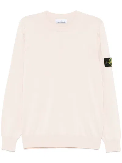 STONE ISLAND ROUND NECK JUMPER,K1S155100053.S00B2 V0082 ANTIQUE ROSE