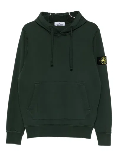 STONE ISLAND KANGAROO-POCKET HOODIE