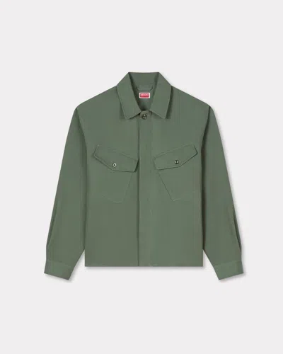 Stone Island Kenzo Overshirt In Green