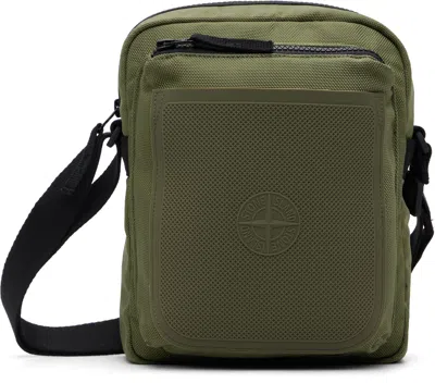 Stone Island Khaki 9200029 Nylon Panama Accessories Bag