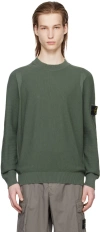 STONE ISLAND KHAKI PATCH jumper