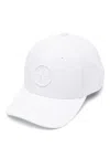 Stone Island Kids Baseball Cap With Compass Patch In White