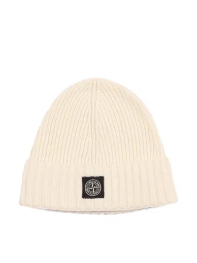 Stone Island Kids Beanie Hat - Stylish And Cozy In Multicolour