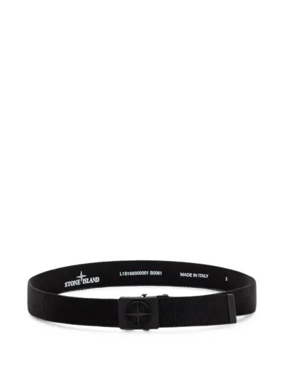 Stone Island Kids Belts In Black