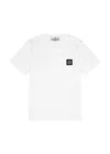 Stone Island Boys White Kids Logo-print Short-sleeve Cotton-jersey T-shirt 4-14 Years In White