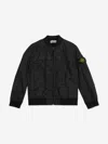 Stone Island Kids Puffer Jacket In Black