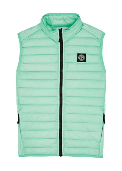 Stone Island Kids Quilted Shell Gilet (14 Years) In Green Light