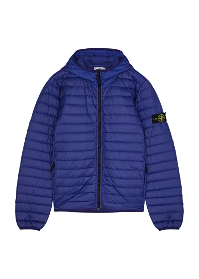 Stone Island Kids Quilted Shell Jacket (14 Years) In Blue