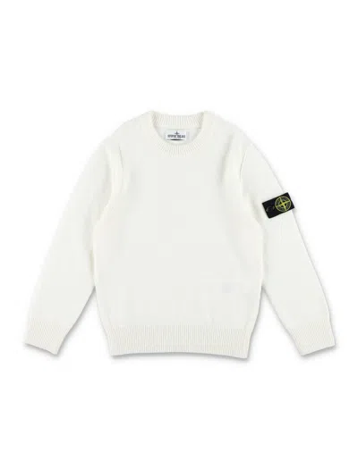 Stone Island Kids' Knit Basic In Beige