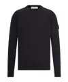Stone Island 5100045 Light Rws Geelong Wool In Black