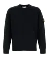 Stone Island Cotton Sweatshirt In Black