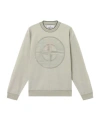 Stone Island Knit Mock Neck Jumper In Green