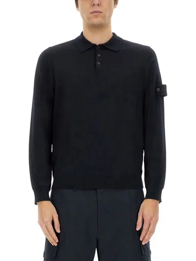 Stone Island Knitted Polo.