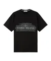 Stone Island Knitted T-shirt In Black