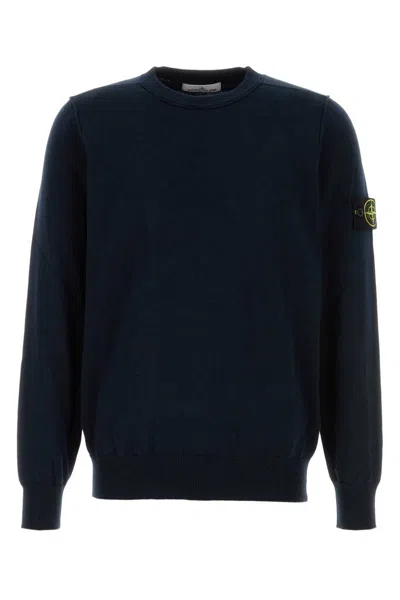 Stone Island Sweatshirt In Blue