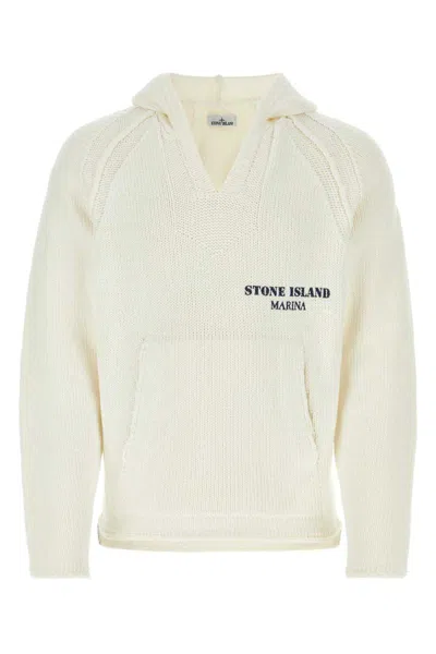 Stone Island Knitwear In White