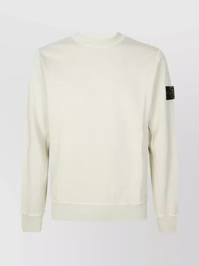 STONE ISLAND KNITWEAR WITH RIBBED CUFFS AND HEM