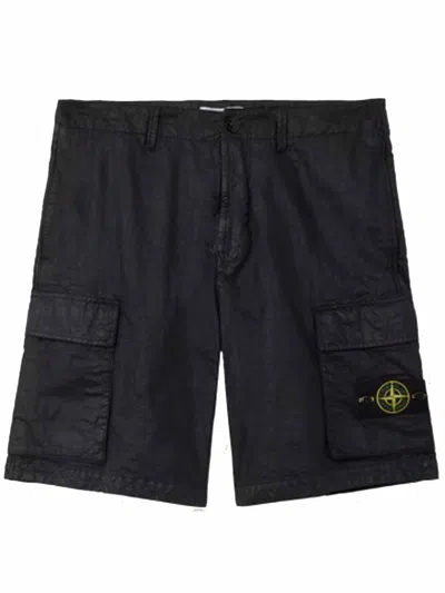 Stone Island L100001 Shorts In Black
