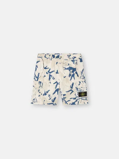 STONE ISLAND L100004 SCAN CAMO ON STRETCH RIPSTOP-OVD