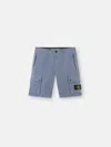 Stone Island L100011 Supima Cotton Twill Stretch-tc In Avio Blue
