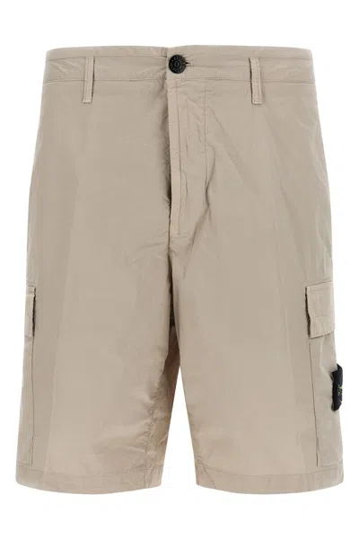 Stone Island L100020 Bermuda And Short Gray In Brown
