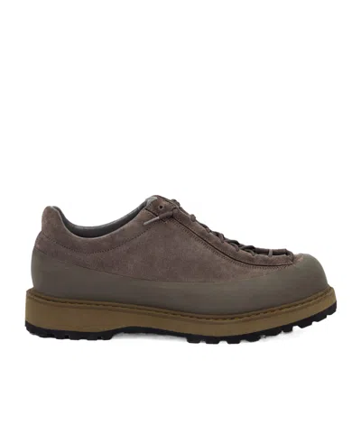 Stone Island Lace-up Suede Sneakers In Green
