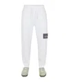 Stone Island Lace-up Sweatpants In White