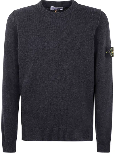 STONE ISLAND STONE ISLAND LAMBSWOOL CREW NECK