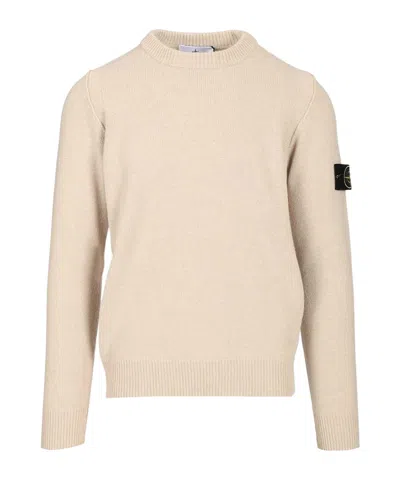 STONE ISLAND LAMBSWOOL CREWNECK SWEATER