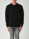Stone Island Light Rws Pure Wool Regular-fit. Maglione Girocollo In Pura Lana Leggera Rws. Finezza 14. Sweater In Black