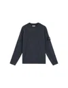 Stone Island 5100005 Gauzed Effect Soft Organic Cotton And Nylon In Grey